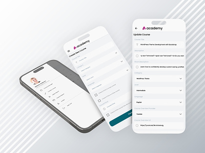 Academy Lms Instructor Mobile App - Flutter iOS & Android android app application codecaynon course creative creativepeoples design education envato ios lms responsive startup study ui user interface ux website