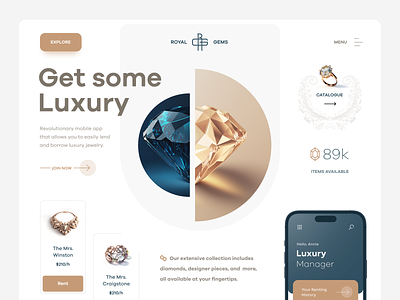 Luxury Manager Website design minimalism ui ux webdesign website