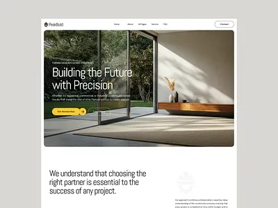Architecture Landing Page Design architecture architecture website construction website design landing page landingpage ui ui ux website website design