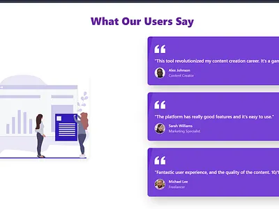 New Testimonial Design For Websites ui