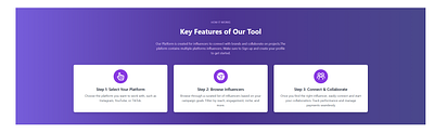 Key Feature Section Design For Website ui