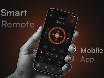 Smart Remote Mobile App app design mobile app remote control app remote mobile app remote tv smart remote ui