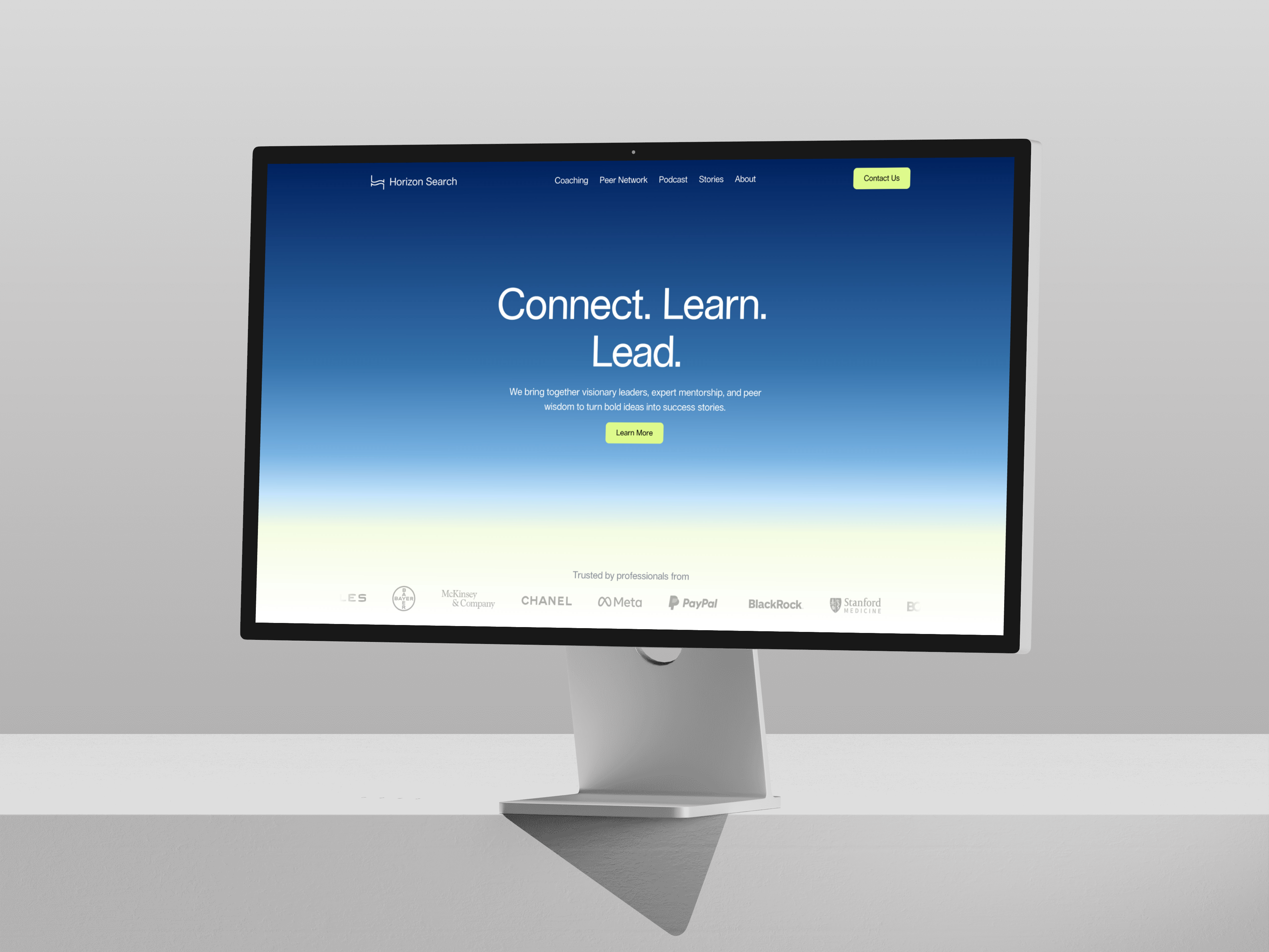 Horizon Search 2025 SS Website Redesign branding framer ui web design