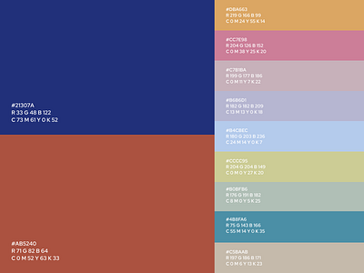 Our New Brand Colours branding color graphic design palette