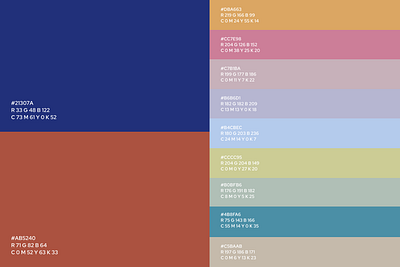 Our New Brand Colours branding color graphic design palette