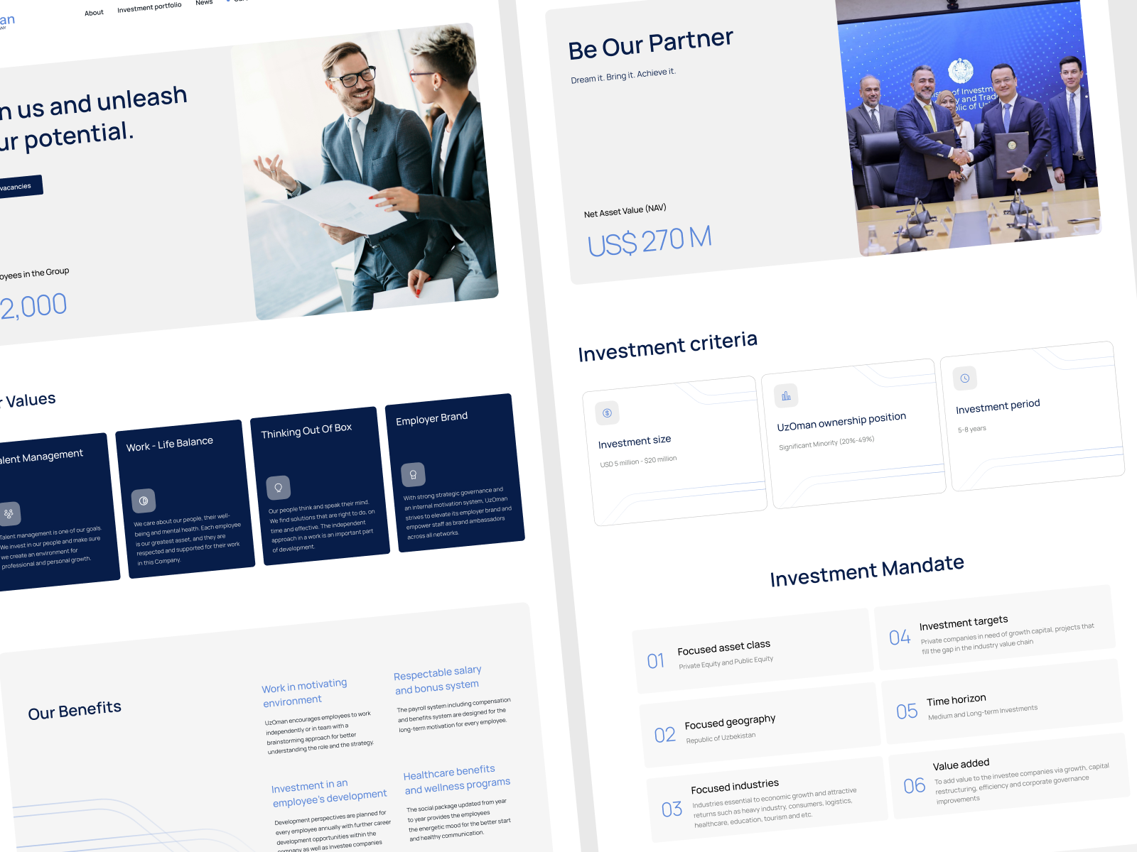 UzOman – Corporate Website Design Image 2