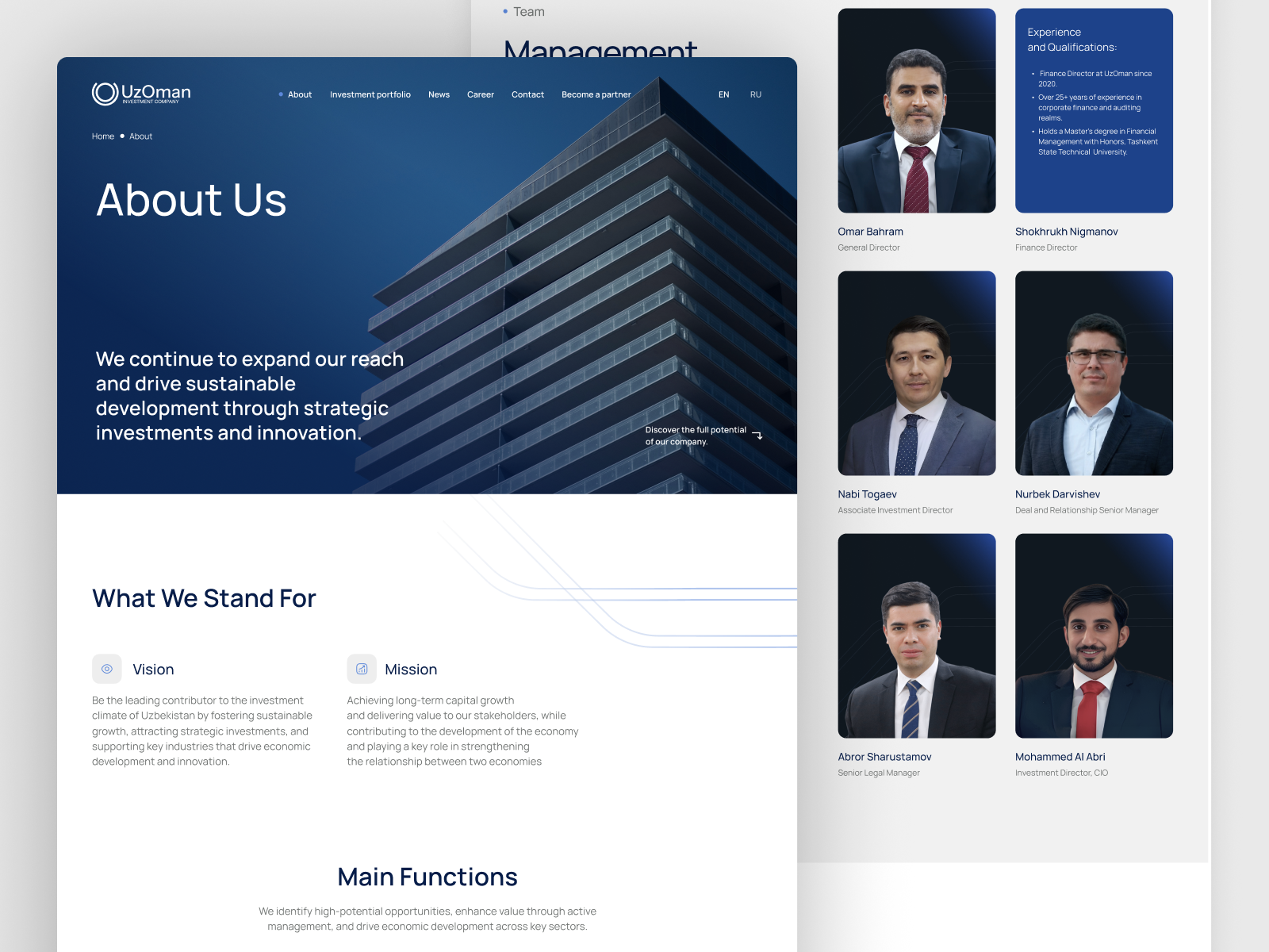 UzOman – Corporate Website Design Image 0