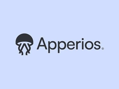 Apperios (Jellyfish and letter A) a alphabet animal brand branding cryptoart cryptocurrency deep sea jelly fish jellyfish letter logo m mark medusa nft nftart rarible under the sea wallet