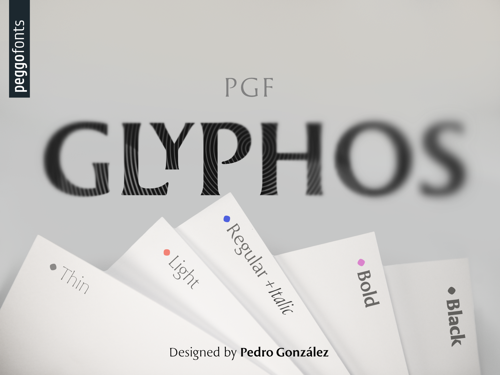 PGF Glyphos branding classic font cover design editorial design epic font film cover design font design graphic design heading font label design modern font roman font design typography ui variable font webfont design