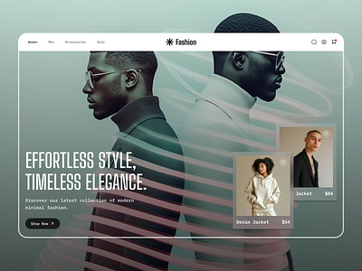 Fashion Web Header Design cloth fashion e commerce fashion fashion e commerce fashion header fashion hero fashion landing fashion landing page fashion website header hero landing landing page product trendy fashion ui uiux ux web website