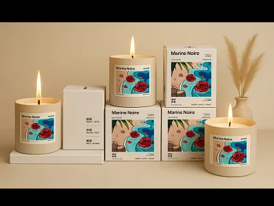 Marine Noire 2025 design illustration package