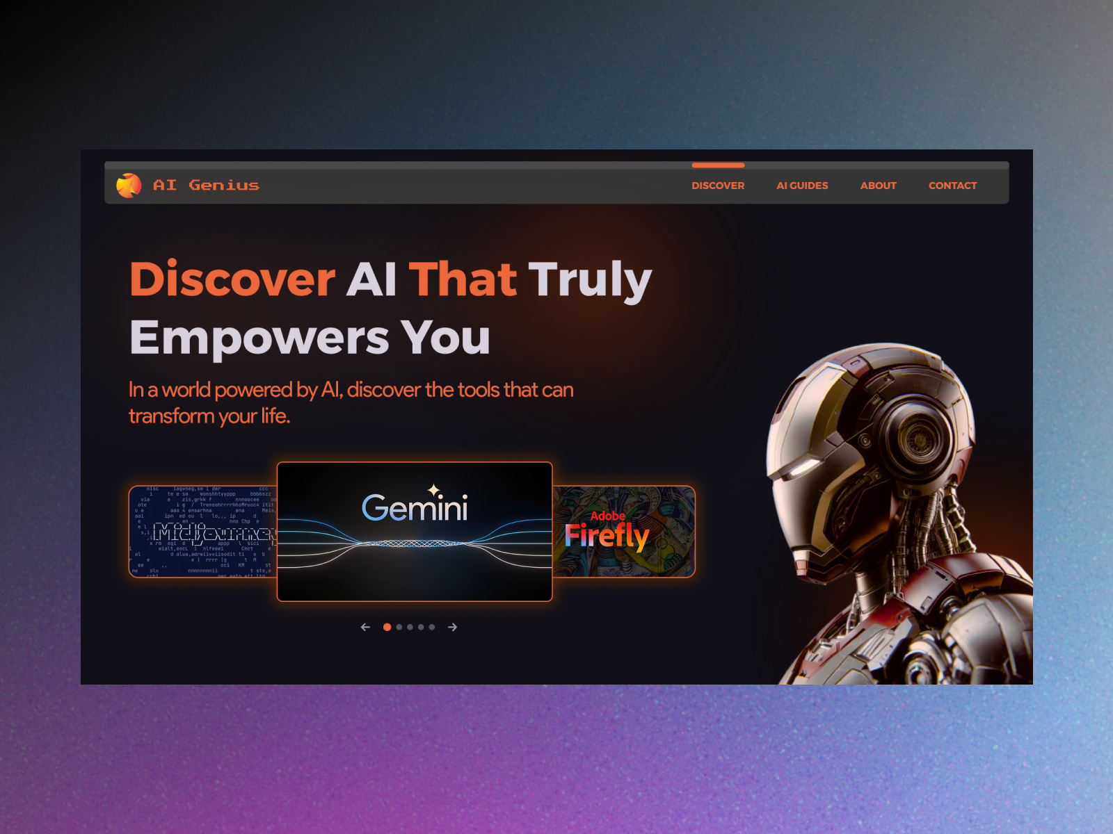 🚀 AI Genius ai design interface