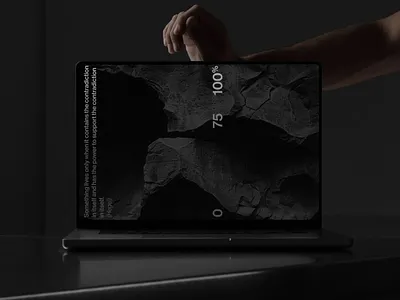 A® / Presentation branding graphic design loader website