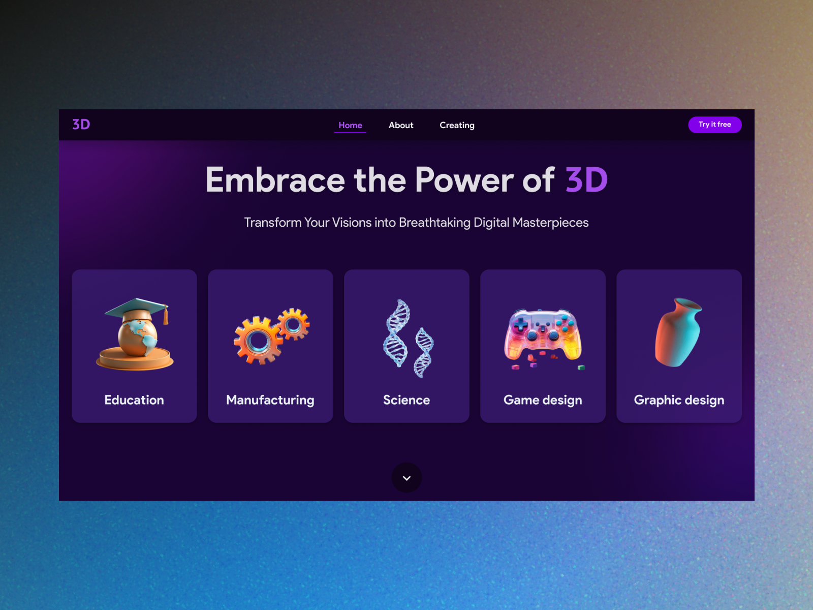 🎨 Embrace the Power of 3D 3d interface ui