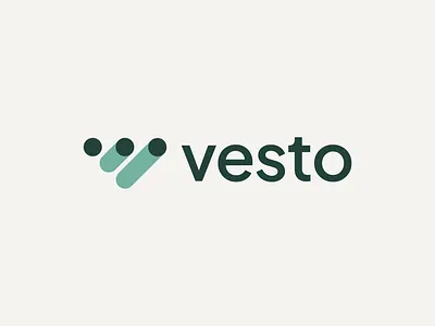 Unused concept - Vesto a b c d e f g h i j k brand branding chart financial fintech green identity investment l m n o p q r s t u v w x y z lettermark logo money monogram startup tech type v lettermark