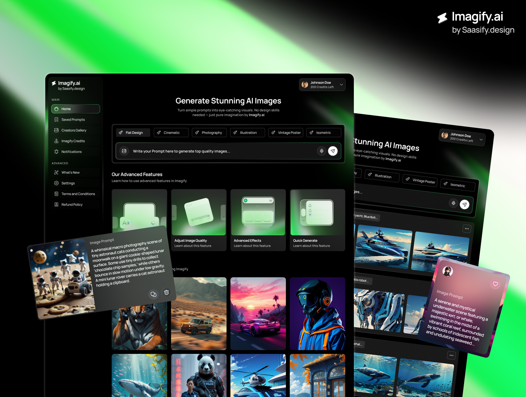 Example of Saas Web App Design Using Figma