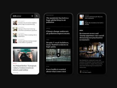 Website Detik.com news exploration - Responsive clean detik.com mobile news responsive ui uidesign ux website