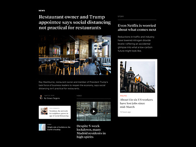 Component for a news website components mobile news ui uidesign ux website