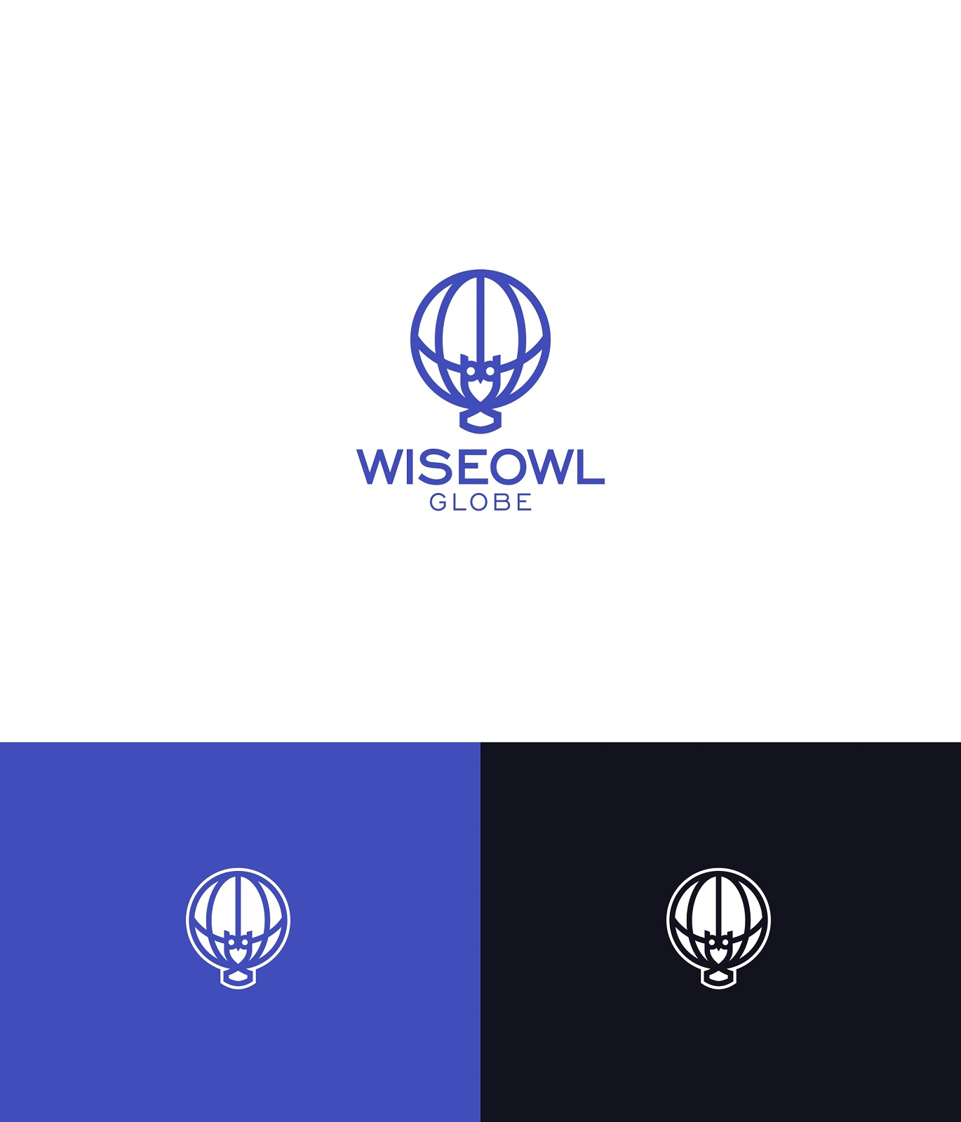 Owl logo branding creative design globe graphic design learning logo logotype minimal owl owl logo science logo simple technology wise owl