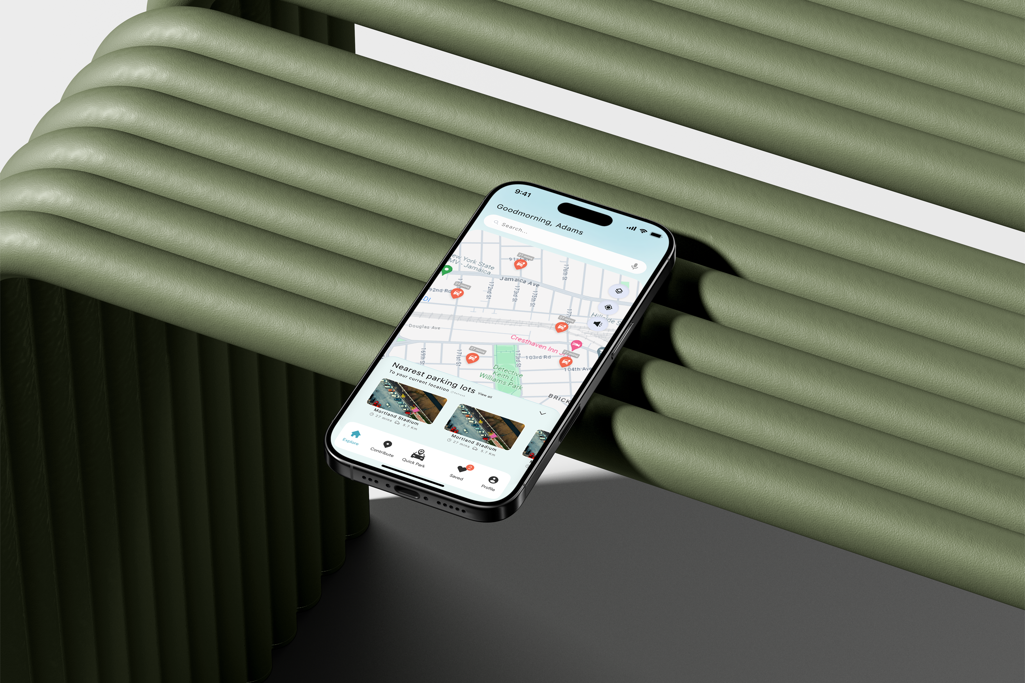 Easy Parking Mobile App accessibility parking app automotive app ui car app mobile ui easy parking app parking mobile app traffic jam app traffic monitor app ui