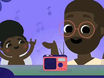 Rock 'n' roll 2d animation character character animation design explainer explainer video fab design fabdesign flat flat design illustration motion design motion graphics