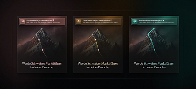 Schweizer Marktführer - Pathway 🏔️ 3d animation bento branding card graphic design grid icon landing logo page section ui website