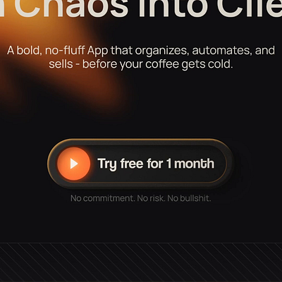 Button for Landing Page - SaaS/App button landing page marketing design minimalistic modern ui ux website