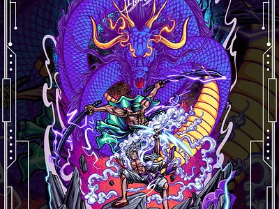 Illustration for Anime T-Shirt Design 2d illustration anime illustration anime t shirt apparel branding character design design digital illustration drawing graphic design illustration illustrator merchandise t shirt design vector