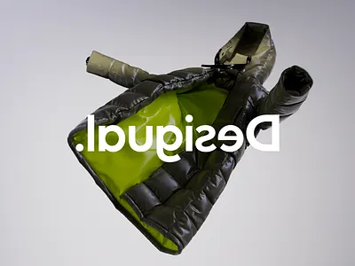 Desigual clothes coat desigual fashion grey jacket puff web