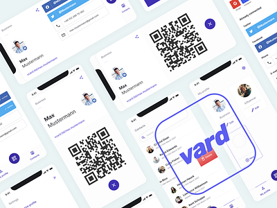 (Unbranded) VCARD App app app design design product design ui vcard