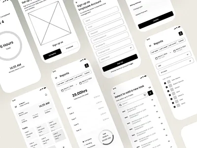 Class code tracker - Lo-fi app flow app wireframe class code exploration explore lo fi low fidelity sketch tracker wireframe app wireframes