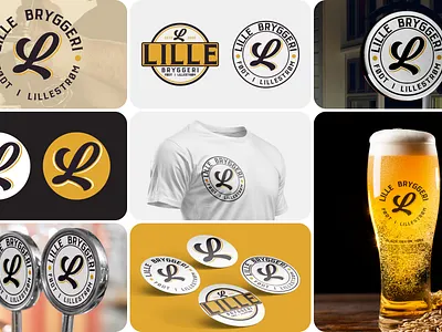 lille bryggery logo brandidentity branding brandstyleguide graphicdesign guideline logo
