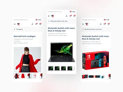 The Kallective - Website mobile commerce e commerce e commerce design ecommerce landing shop marketplace minimal design mobile view non profit organizations online shop responsive shop ui ui ux ux web design website design white background