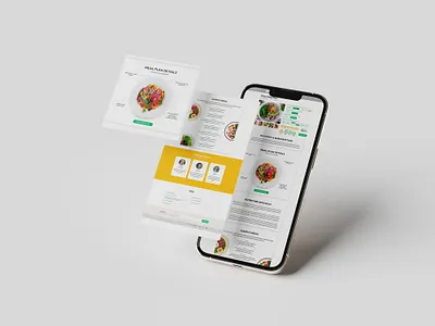 Website design and development for PowerMeals development figma figma design home page homepage landing landing page minimal responsive design trend ui ux web web design website
