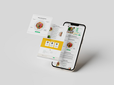 Website design and development for PowerMeals development figma figma design home page homepage landing landing page minimal responsive design trend ui ux web web design website