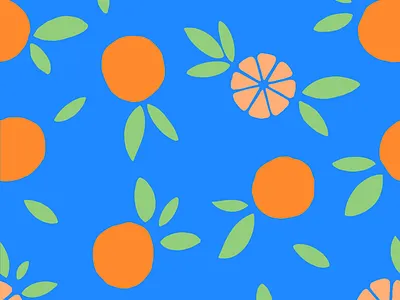 Orange Pattern design graphic design illustration vector