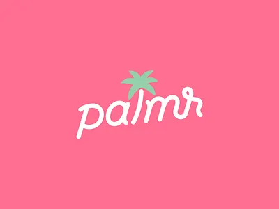 Palmr Logo branding design graphic design illustration logo