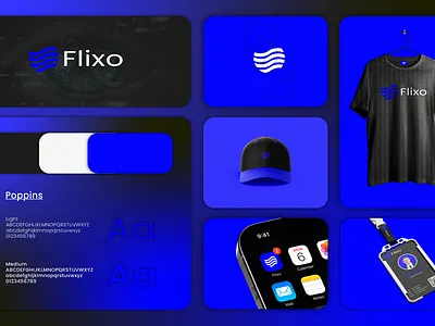 🚀 New Branding Reveal – Flixo 🔵⚪⚫ design system