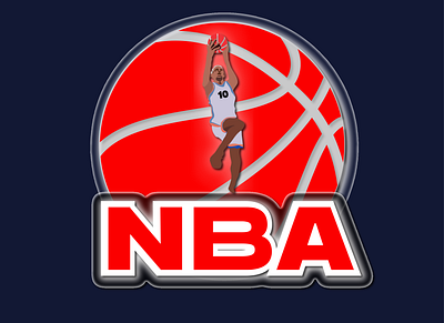 NBA-Inspired Logo Concept branding design graphic design icon illustration logo vector