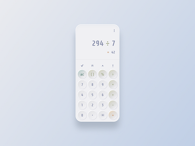 Daily UI - 004 - Calculator 004 calculator dailyui ui