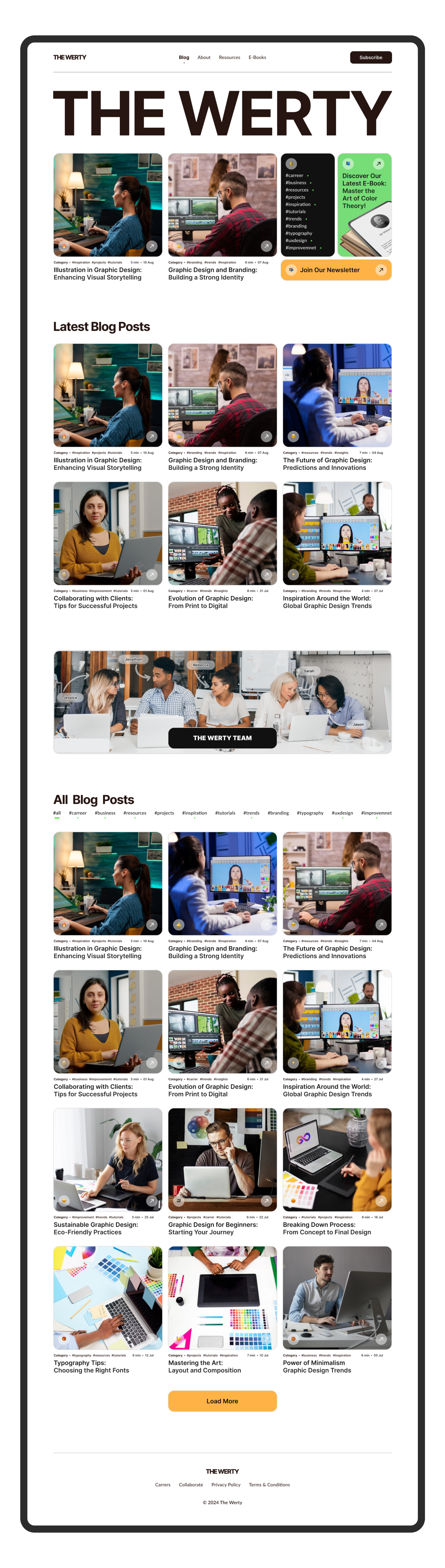 Example of Conversion Focused Landing Page Design