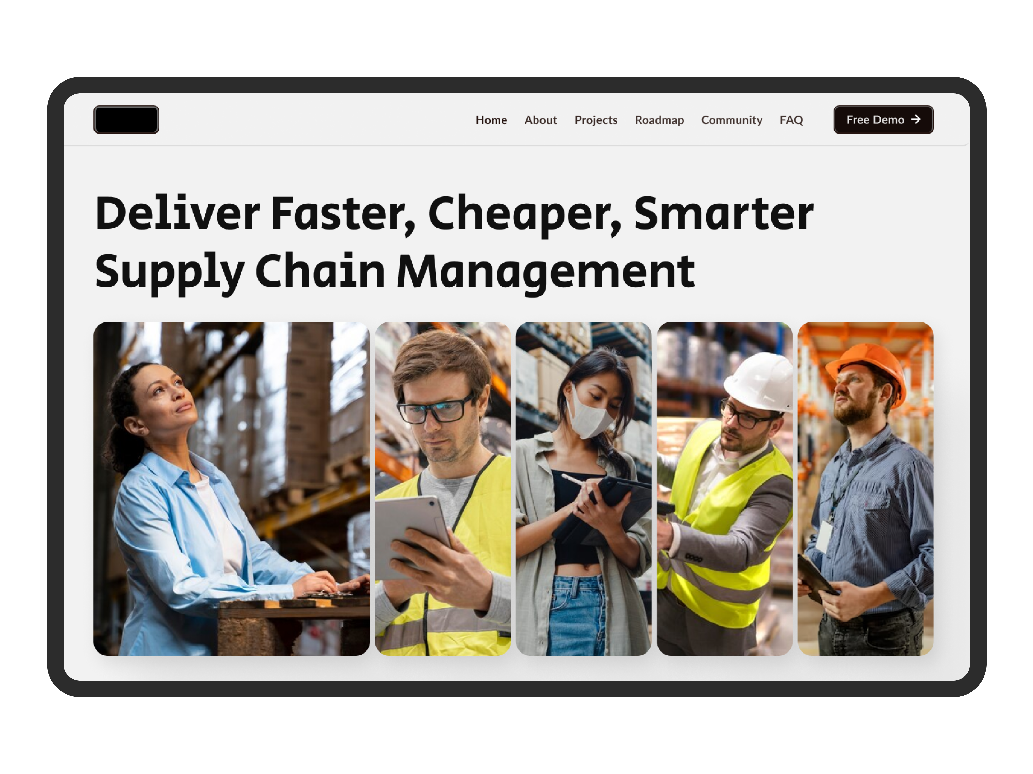 Supply Chain Company Web Design design figma ui uidesign uiux ux uxdesign