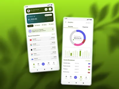 Financial Management App UI Design financial management app financial management app design