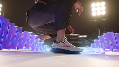 Reebok Zig 3d animation illustration motion graphics