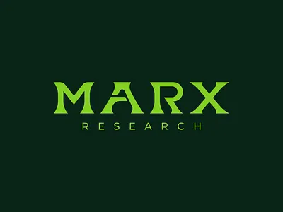 Marx Research - Lettering Logo Design brand branding chinthaka gunaratne design graphic design icon identity letter logo letter mark lettering logo logo design logo designer logo mark logos logotype modern logo monogram typography wordmark