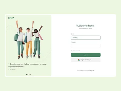 🚀 User Login Interface 3d branding character design illustration learning login logo signup ui ui design ui inspiration uiux ux webdesign