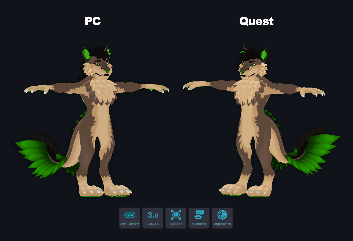 Dreadlion Avatar VRChat 3d avatar vrchat