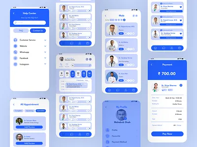 Hospital Management App UI Design Modern & Efficient Healthcare animation appdesign branding doctorapp dribbble figmadesign graphic design healthcareapp healthtech hospitalapp hospitalmanagement medicalui minimaldesign mobileappdesign motion graphics patientcare ui uitrends uiux userexperience