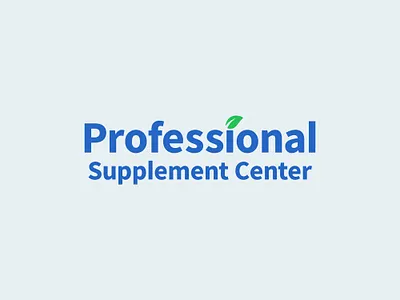 Professional Supplement Center Refresh blue branding design graphic design green icon illustration label leaf logo psc supplements typography vector webdesign website