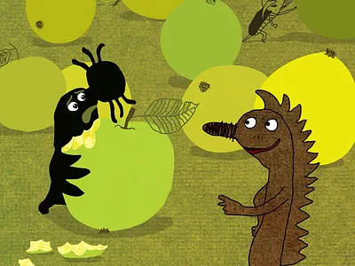 Krtčí výlety / The mole´s trips illustration